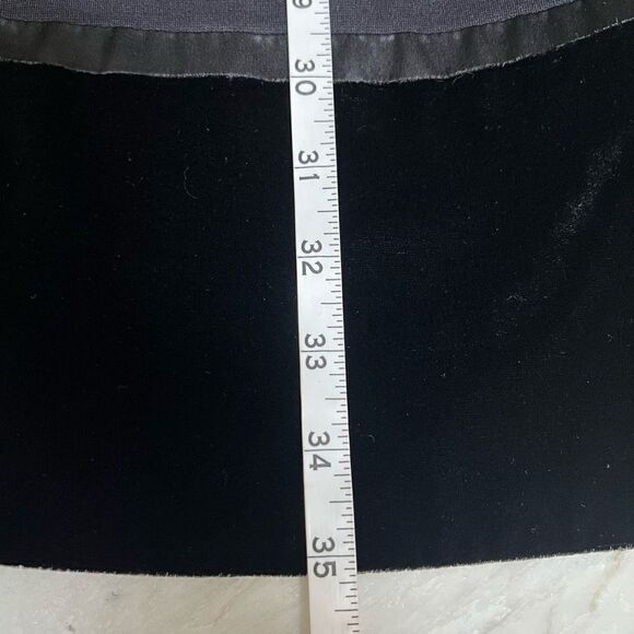 BCBGMaxAzria shift dress with velvet and silk trim and pockets size M - Picture 7 of 8